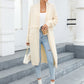 Bohemian Long Length Knit Cardigan Tassel Trim Duster