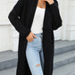Bohemian Long Length Knit Cardigan Tassel Trim Duster