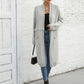 Bohemian Long Length Knit Cardigan Tassel Trim Duster