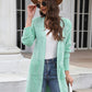 Bohemian Ribbed Solid Color Cardigan Sweater Jacket