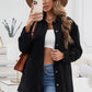 Bohemian Corduroy Lapel Button Up Casual Shirt