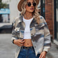 Boho Western Aztec Pattern Collared Pocket Jacket