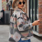 Boho Western Aztec Pattern Collared Pocket Jacket