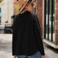 Bohemian Casual Waffle Knit Long Sleeve Pocket Shirt