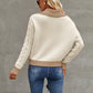 Bohemian Cropped Cable Knit Cardigan Sweater