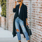 Bohemian Long Knitted Lapel Cardigan Duster Jacket