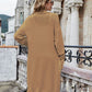Bohemian Long Knitted Lapel Cardigan Duster Jacket