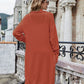 Bohemian Long Knitted Lapel Cardigan Duster Jacket