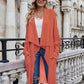 Bohemian Long Knitted Lapel Cardigan Duster Jacket