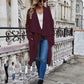 Bohemian Long Knitted Lapel Cardigan Duster Jacket