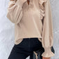 Bohemian Country Women's Ruffled Long Sleeve Blouse
