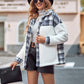 Bohemian Plaid Winter Soft Plush Women's Jacket