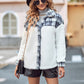 Bohemian Plaid Winter Soft Plush Women's Jacket