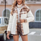 Bohemian Plaid Winter Soft Plush Women's Jacket