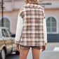 Bohemian Plaid Winter Soft Plush Women's Jacket