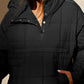 Bohemian Hooded Quilted Foldable Padded Pullover Long Sleeve Jacket