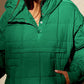 Bohemian Hooded Quilted Foldable Padded Pullover Long Sleeve Jacket