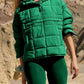 Bohemian Hooded Quilted Foldable Padded Pullover Long Sleeve Jacket