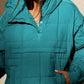 Bohemian Hooded Quilted Foldable Padded Pullover Long Sleeve Jacket
