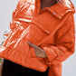 Bohemian Hooded Quilted Foldable Padded Pullover Long Sleeve Jacket