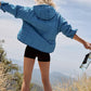 Bohemian Hooded Quilted Foldable Padded Pullover Long Sleeve Jacket