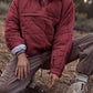 Bohemian Hooded Quilted Foldable Padded Pullover Long Sleeve Jacket